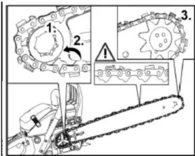 Fuxtec FX-KS255 - DANGER! - 3