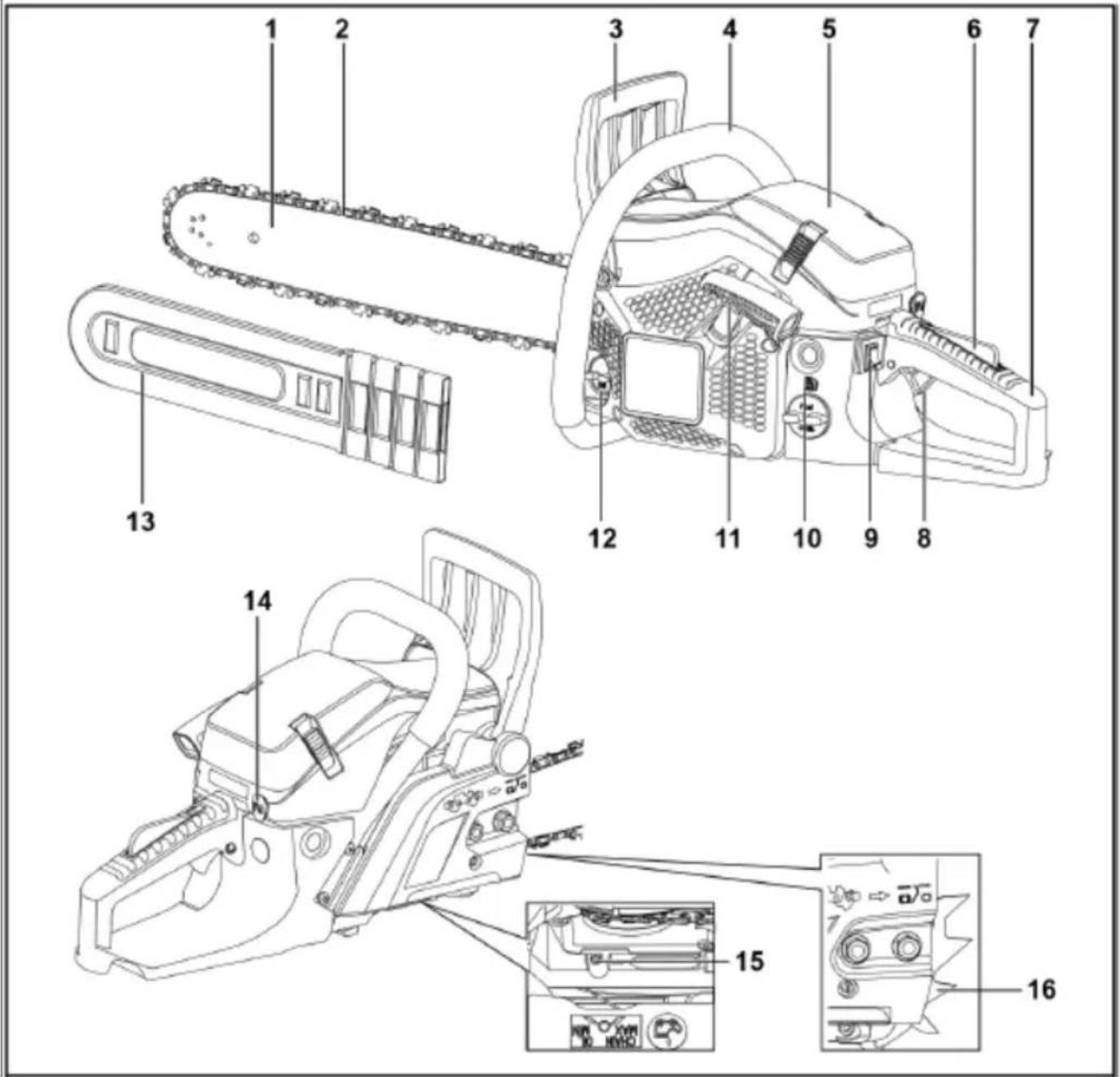 Fuxtec FX-KS255 - Vue d'ensemble - 1