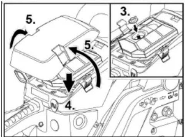 Fuxtec FX-KS255 - Removing the spark plug - 3