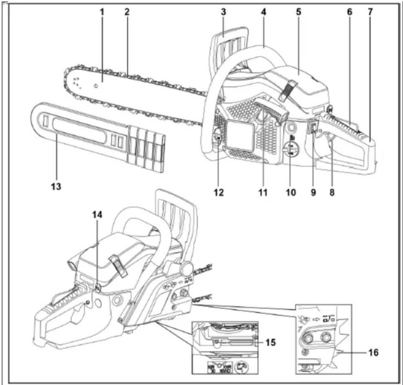 Fuxtec FX-KS255 - i HINWEIS - 1