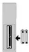 OK OTV 40GF-5023C - Instalowanie baterii w pilocie - 2