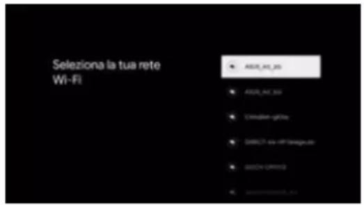 OK OTV 40GF-5023C - Selezionare la rete Wi-Fi - 1