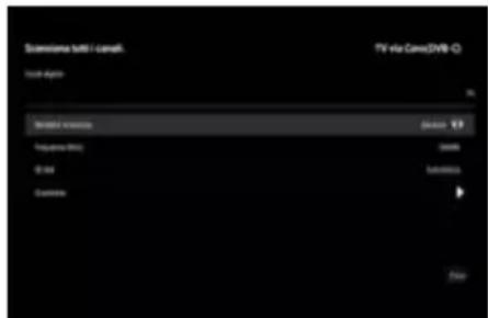 OK OTV 40GF-5023C - Ricerca Channel (Canale) in modalità Cable (Cavo) - 1