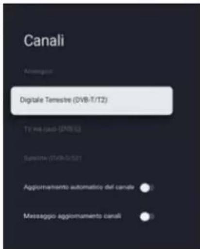 OK OTV 40GF-5023C - Ricerca Channel (Canale) in modalità Antenna - 1