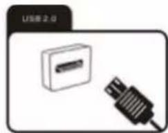 OK OTV 40GF-5023C - Conectar dispositivos USB - 1