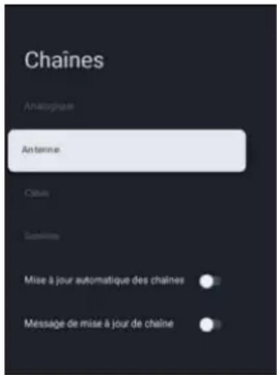 OK OTV 40GF-5023C - Recherche de chaînes en mode Antenne - 1