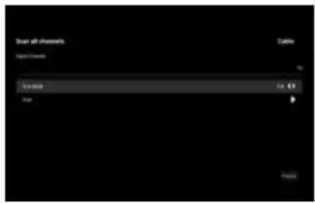 OK OTV 40GF-5023C - Channel search in Cable mode - 2