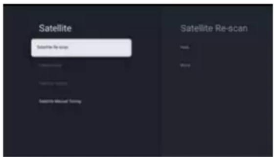 OK OTV 40GF-5023C - Channel search in Satellite mode - 1