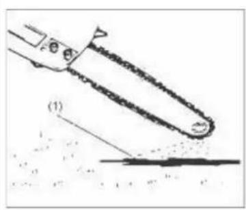 Fuxtec FX-KS226 - Operation of the chainsaw - 1