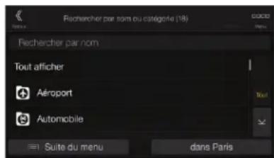 Rechercher par nom ou catégorie (18) Rechercher par nom Tout afficher Aéroport Automobile Suite du menu dans Paris