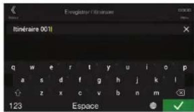 Energiester l'Inéraire Itinéraire 0011 q w e r t y u i o p a s d f g h j k l z x c v b n m 123 Espace