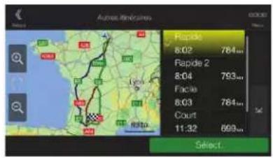 Autres d'interiores Rapide 8:02 784km Rapide 2 8:04 793km Facile 8:03 784km Court 11:32 669km Select...