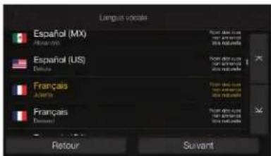 Linguistic voice Español (MX) Español (US) Délure Français Afrika Français Délure Retour Suvant