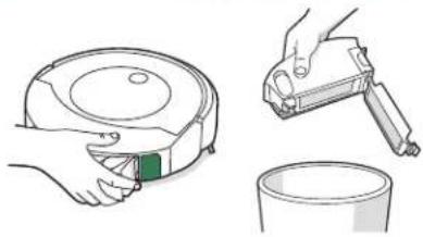 IROBOT Roomba Combo J9+ - Reinigen der Sensoren für einen vollen Auffangbehälter Reinigung der Ladekontakte, Sensoren, des Kamerafensters und der Padablage - 1