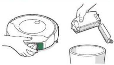 IROBOT Roomba Combo J9+ - Czyszczenie czujników zapelnienia pojemnika Czyszczenie stykówładowania, czujników, okienka kamery - 1