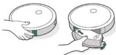 IROBOT Roomba Combo J5+ - CHANGEMENT DE BAC - 2