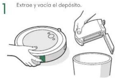 IROBOT Roomba Combo J5+ - Limpieza de los sensores de depósito lleno - 1