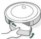 IROBOT Roomba Combo J5+ - Svuotamento del contenitore dello sporco - 3