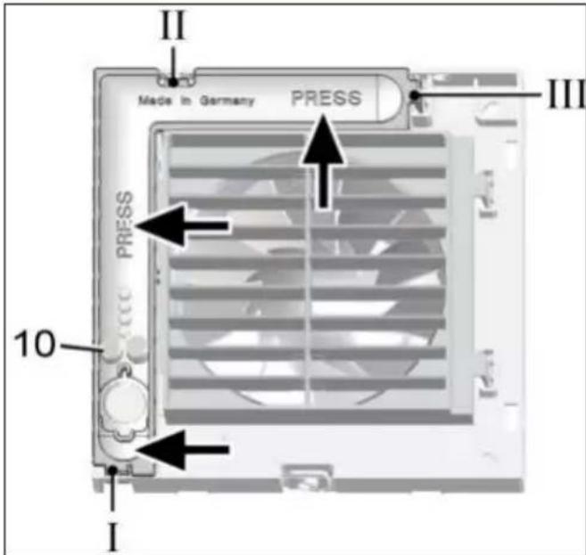 Maico ECA 100 ipro RC - NOTICE Danger of short-circuits and damage to the unit. Humidity will penetrate if electronics cover is not fitted correctly. - 1