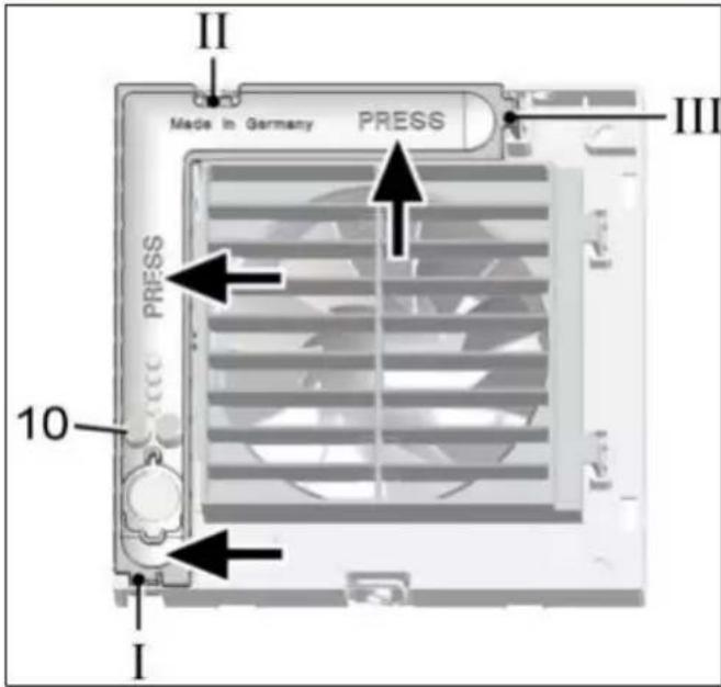 Maico ECA 100 ipro RCH - NOTICE Danger of short-circuits and damage to the unit. Humidity will penetrate if electronics cover is not fitted correctly. - 1