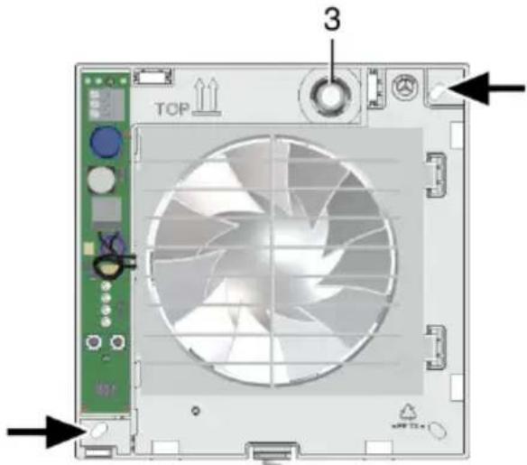 Maico ECA 100 ipro VZC - Installing housing - 1