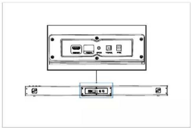 PHILIPS TAB5108 - Connexion de la barre de son - 1