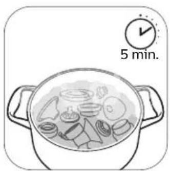 PHILIPS Avent SCF338 - Étape 3 : Désinfection - 1