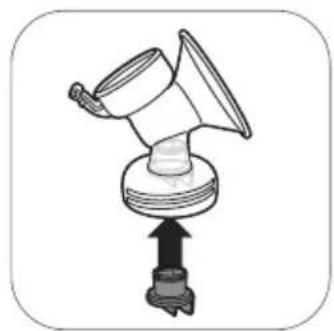 PHILIPS Avent SCF338 - Assembling the breast pump - 2