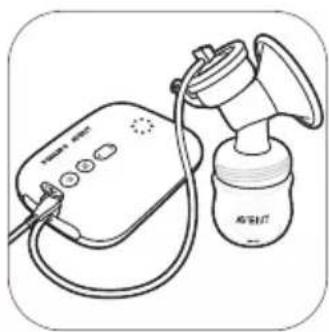 PHILIPS Avent SCF338 - Assemblage du tire-lait - 11