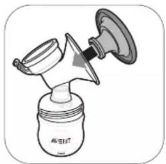 PHILIPS Avent SCF338 - De borstkolf monteren - 4
