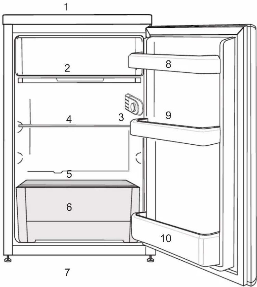 BEKO FS127340N - Uw koelkast - 1