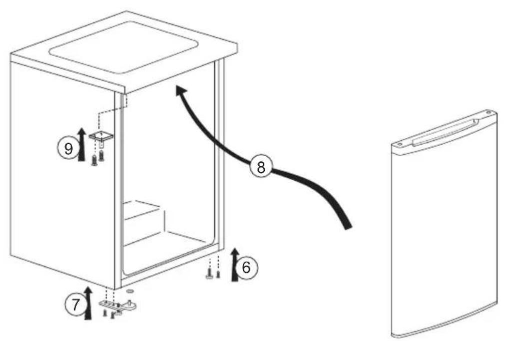 BEKO FS127340N - De deuren omkeren - 2