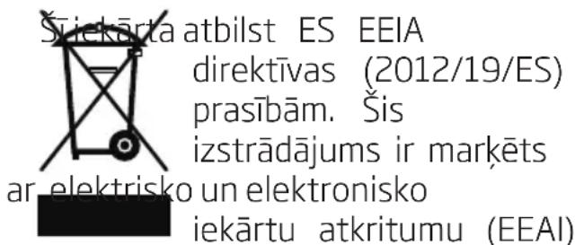 BEKO FS127340N - Atbilstība EEIA direktīvai un atkritumu pārstrāde - 1