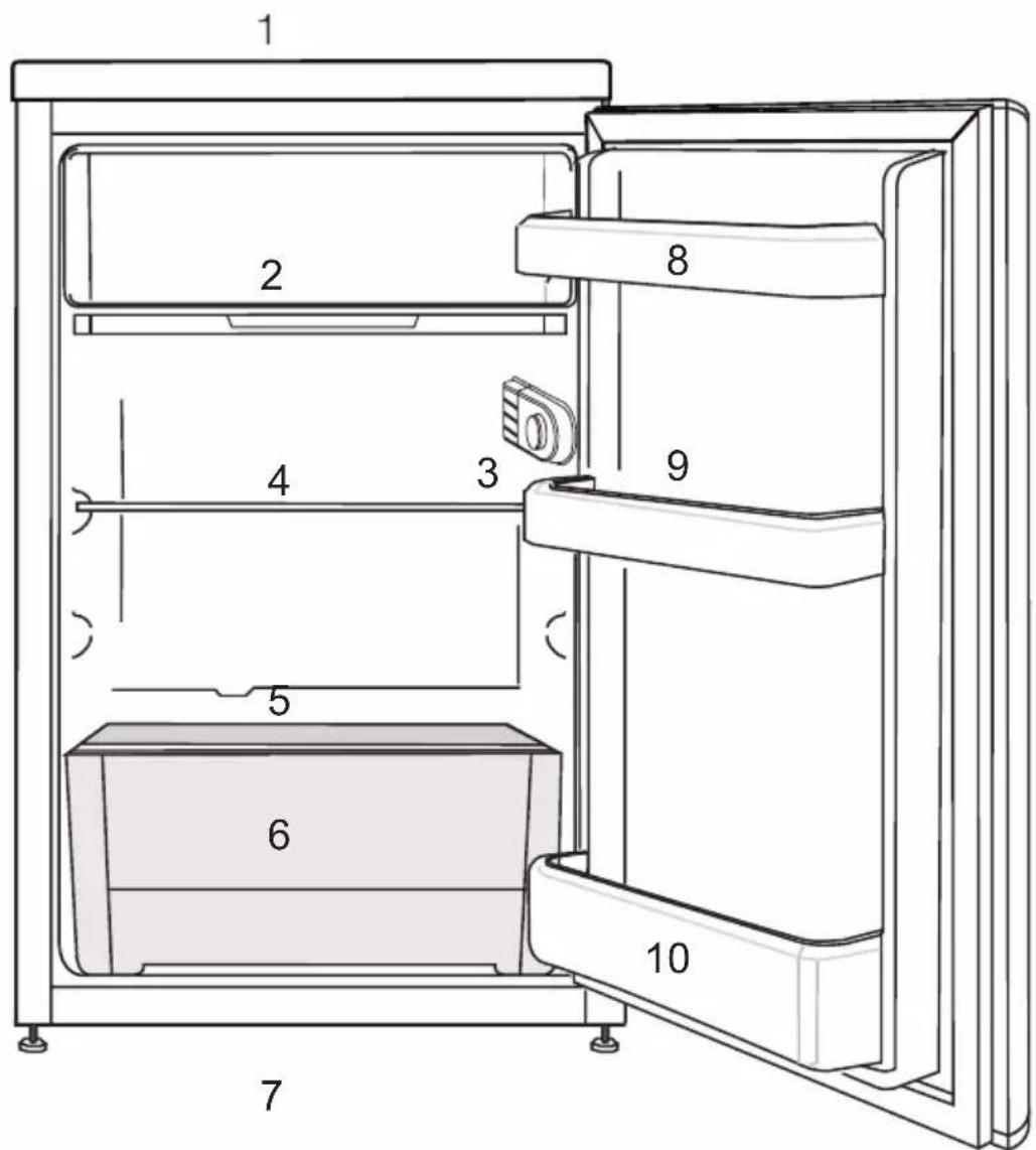 BEKO FS127340N - Votre congélateur/réfrigérateur - 1