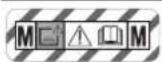 BOSCH GAS 18V-12 MC Professional - Symbols and their meaning - 1