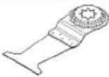 BOSCH GOP 18V-34 Professional - Choix de l'accessoire de travail - 8