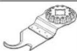 BOSCH GOP 18V-34 Professional - Utensile accessorio GOP 18V-34 - 28