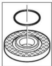 BOSCH GWS 12-115 Professional - (Door)sliipschijf - 1
