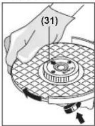 BOSCH GWS 12-115 Professional - Quick-clamping nut SDS-  liC - 1