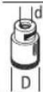 BOSCH GWS 12-115 Professional - Dopustni brusilni nastavki - 1