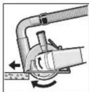 BOSCH GWS 12-115 Professional - Skaering af sten - 1