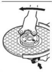 BOSCH GWS 12-115 Professional - Porca de aperto rápido SDS-clip - 2