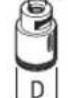 BOSCH GWS 12-115 Professional - Porca de aperto rápido SDS-clip - 4