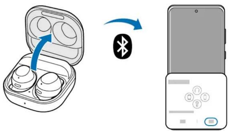 SAMSUNG Galaxy Buds FE - Connector les écouteurs à un appareil mobile Samsung pour la première fois - 2