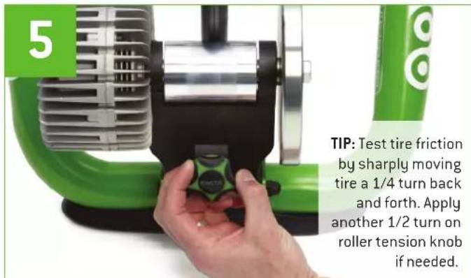 Kinetic T-2700 - MOUNTING THE BIKE - 5