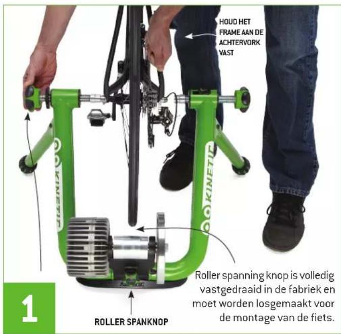 Kinetic T-2700 - MONTAGE VAN DE FIETS - 1
