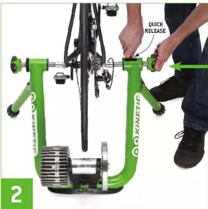 Kinetic T-2200 - MOUNTING THE BIKE - 2