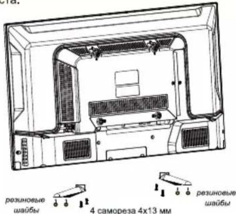 DEXP H32E8000Q - ПРИСОЕДИНЕНИЕ ПОДСТАВКИ - 1