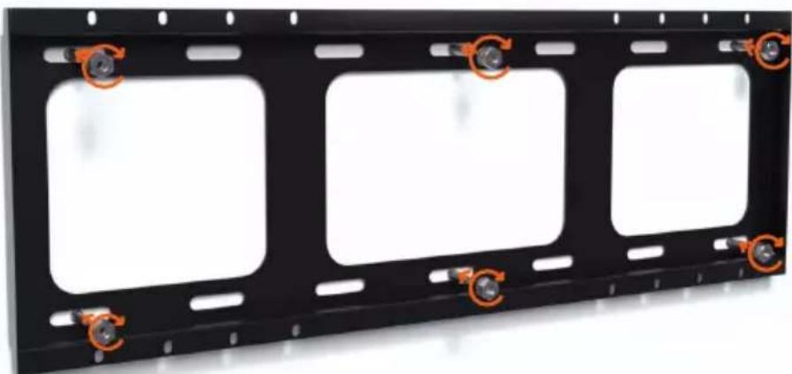 Yealink MeetingBoard 86 - Determine wall-mounted bracket (a) installation position - 7