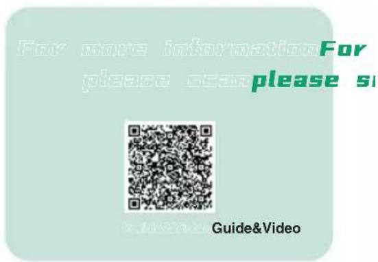 For more information For please scan please si Guide&Video